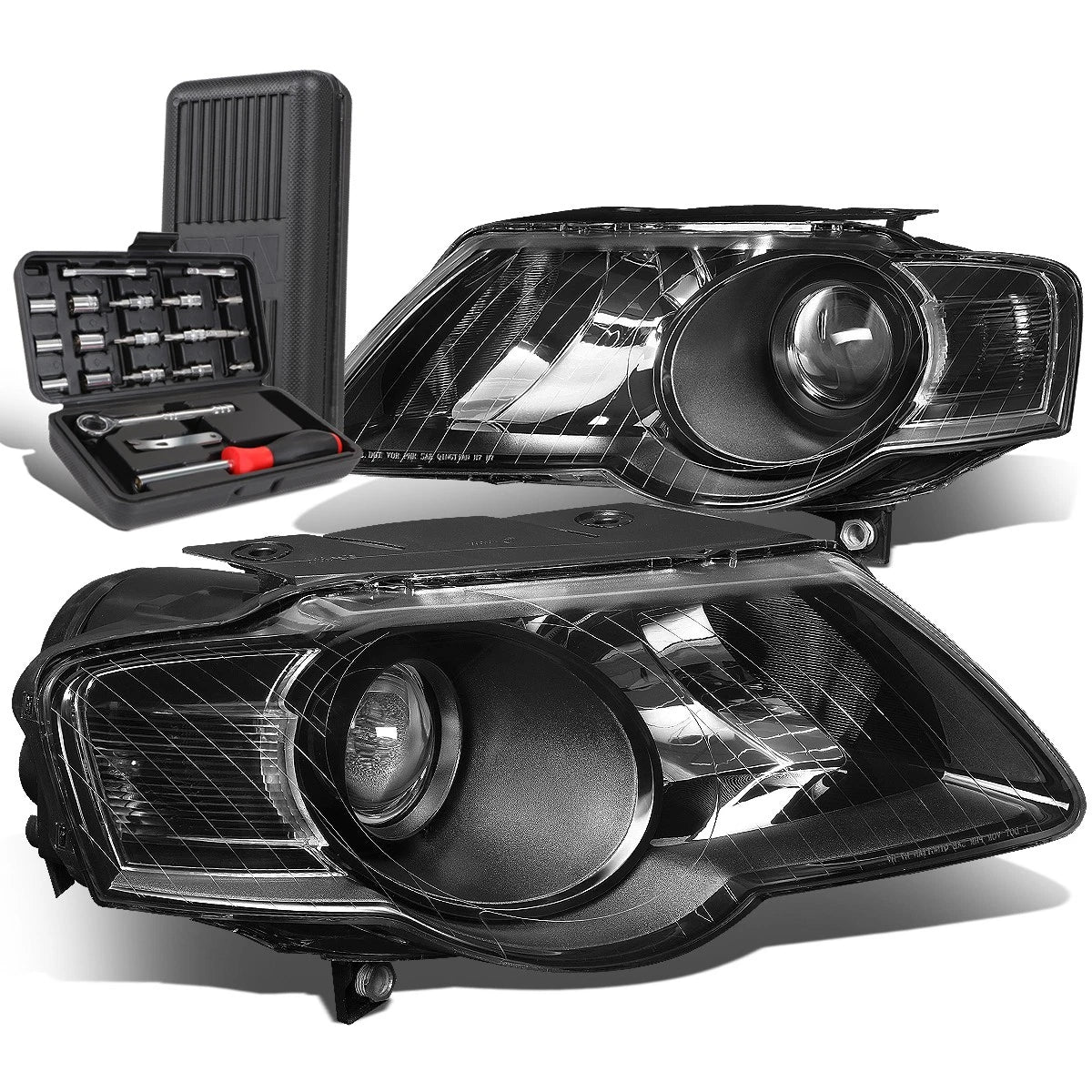 For 2006-2010 Volkswagen Jetta Pair Black/clear | Built Supply Co