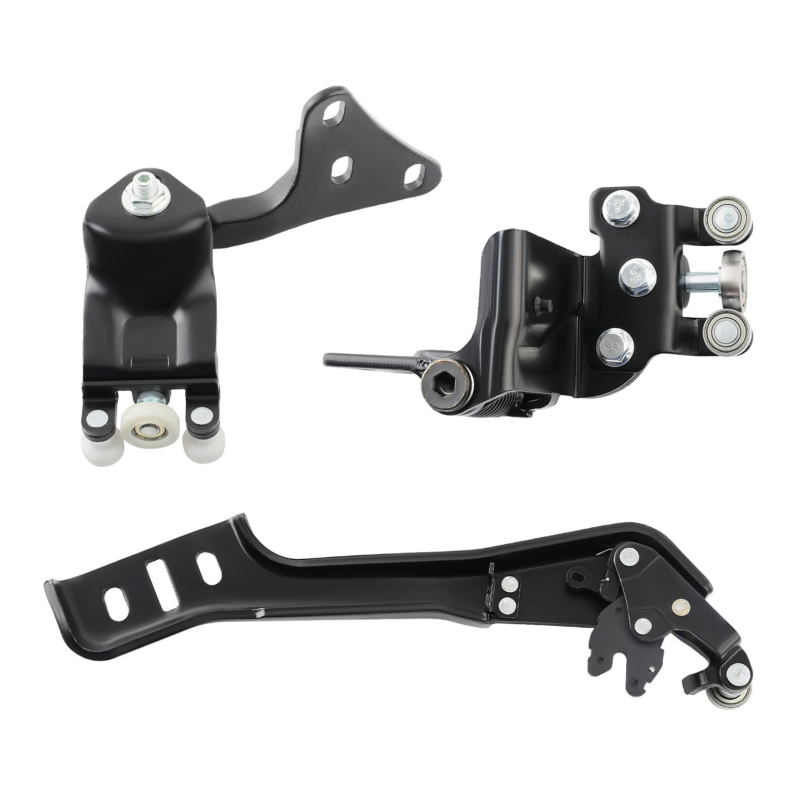 Right Sliding Door Hinge Roller 3pcs Kit for Ford Transit 150/250 350