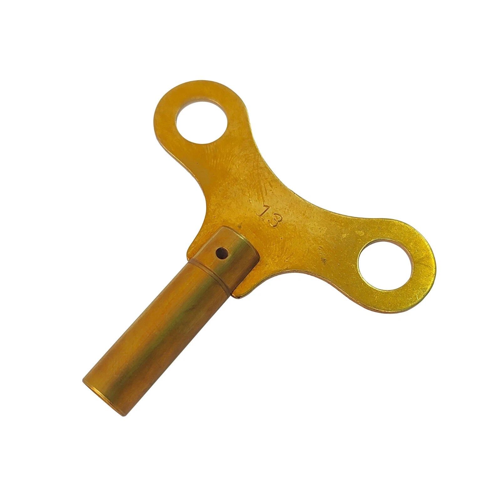 Brass Replacement Clock Key For Key Wind Clocks Size 13 / 5.50 Mm -
