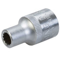 King Dick 8mm 1/2" Drive Standard Socket