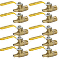 XFITTING 1/2" PEX B Male Ball Valve - 10 Pack