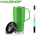 HAUSHOF Stainless Steel Travel Mug 24oz Double Wall Vacuum I