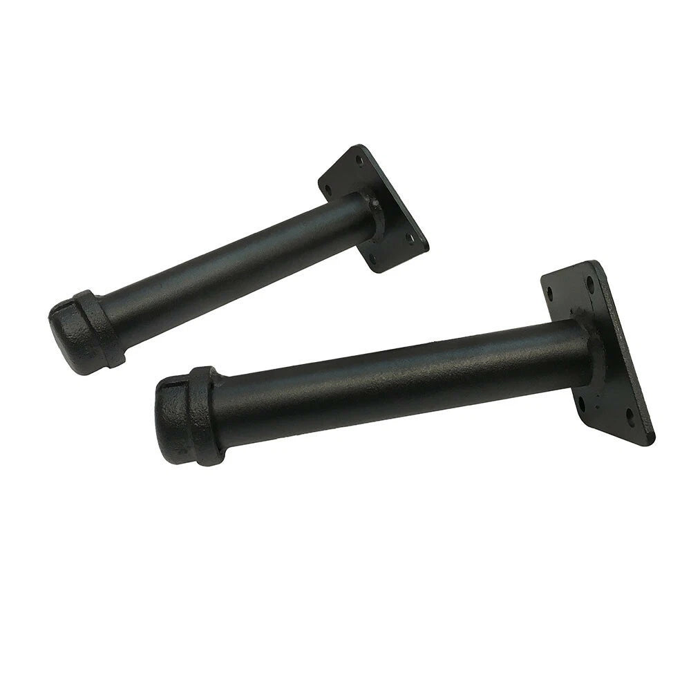 Shelf Support Pipe Style Faceout For Wall Mounted Pipeline Black 6