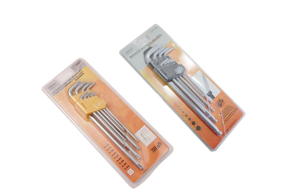 Expert Quality Tamperproof Torx & Ballend Hex Allen Key Wrench Extra