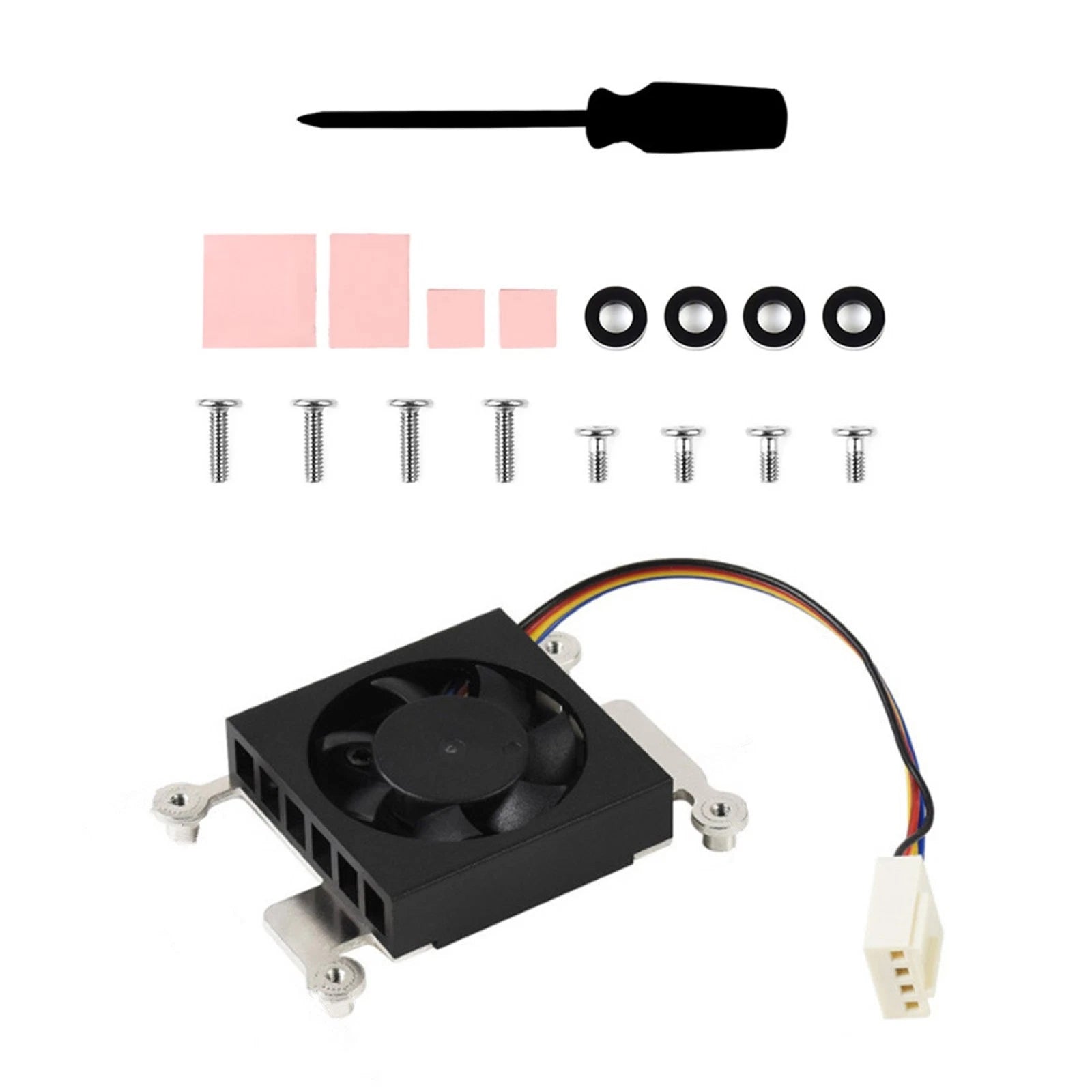 3007 Cooling Fan+thermal Tape For Compute Module 4/4 Io Board/4 Poe