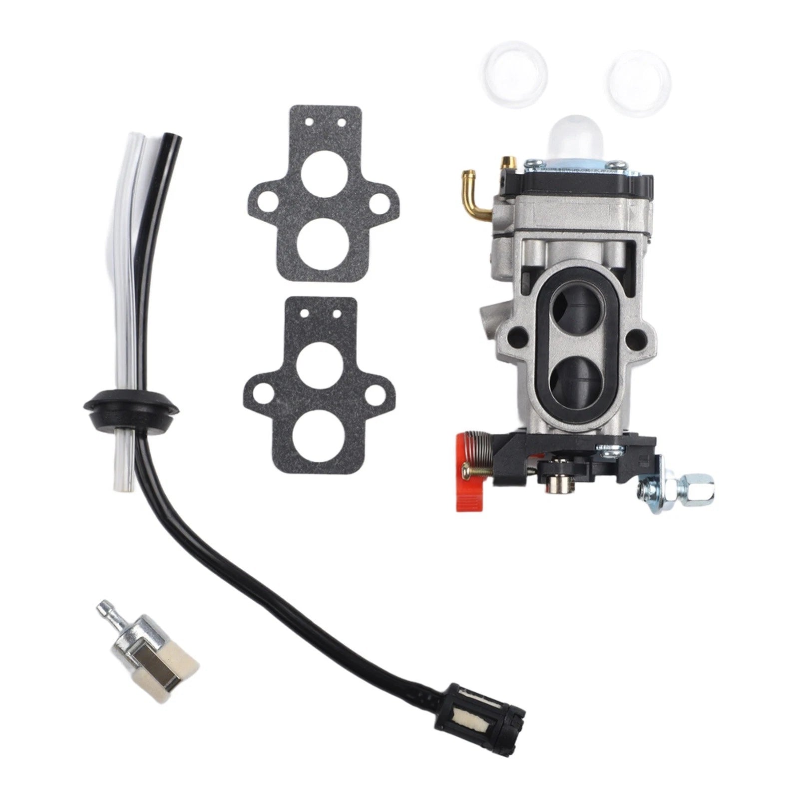 Complete Carburetor And Fuel Line Kit For Redmax Ebz8500 Blower