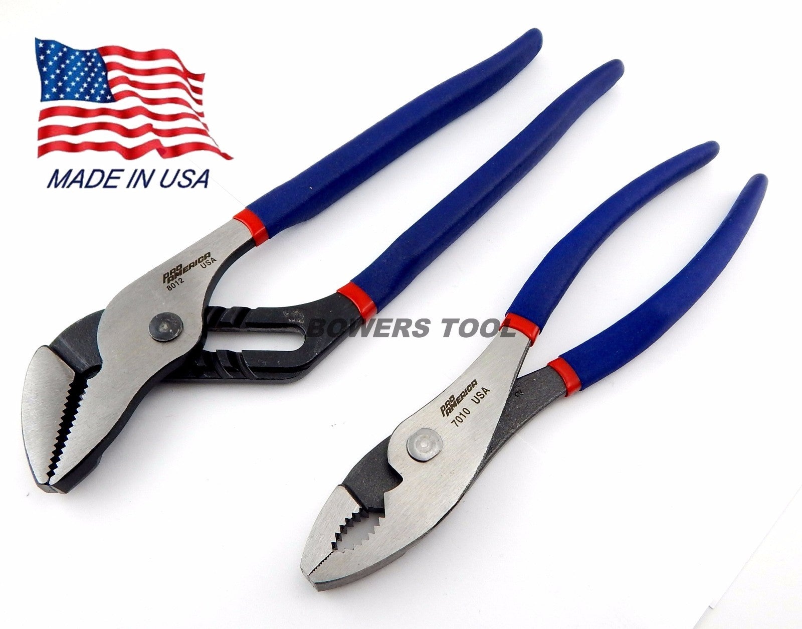 Pro America 10" Combination Slip Joint & Groove Pliers Set