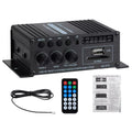 Digital Power Amplifier Bluetooth Stereo Hifi Audio 2channel Usb Fm