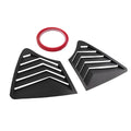 Quarter Window Side Louvers Panel for Infiniti Q50 2014-2024 Gloss