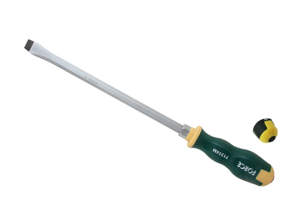 Force Go-thru Through Tang Hex Shank Hammering Screwdriver Pozi Phillip Slotted