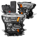 For 2015-2017 Ford F150 Pickup Pair Black/ Amber | Built Supply Co