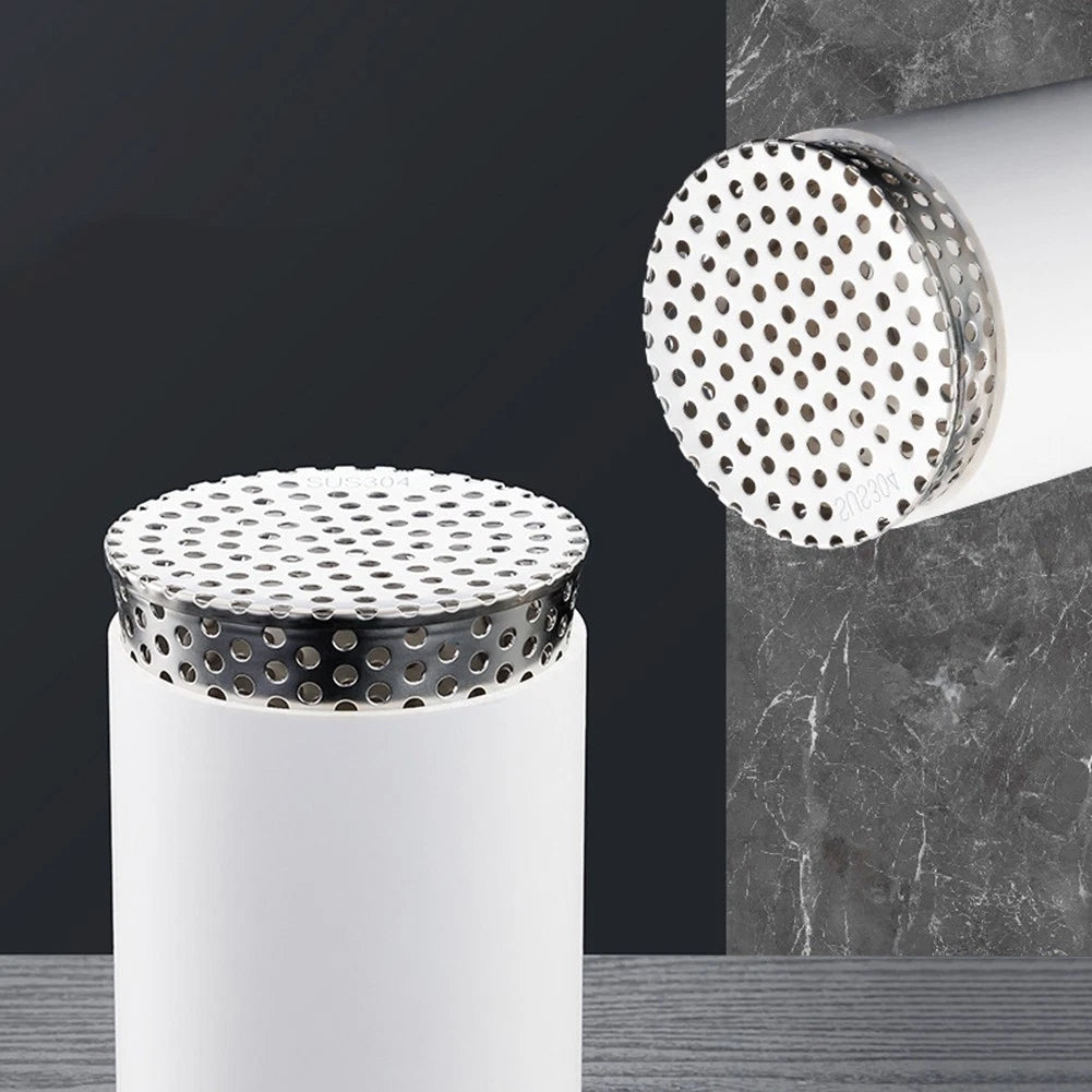 304 Stainless Steel Roof Drain Outlet Leaf Collector With Mesh Debris