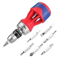 WORKPRO 12-in-1 Stubby Ratcheting Multi-bit Screwdriver Magnetic