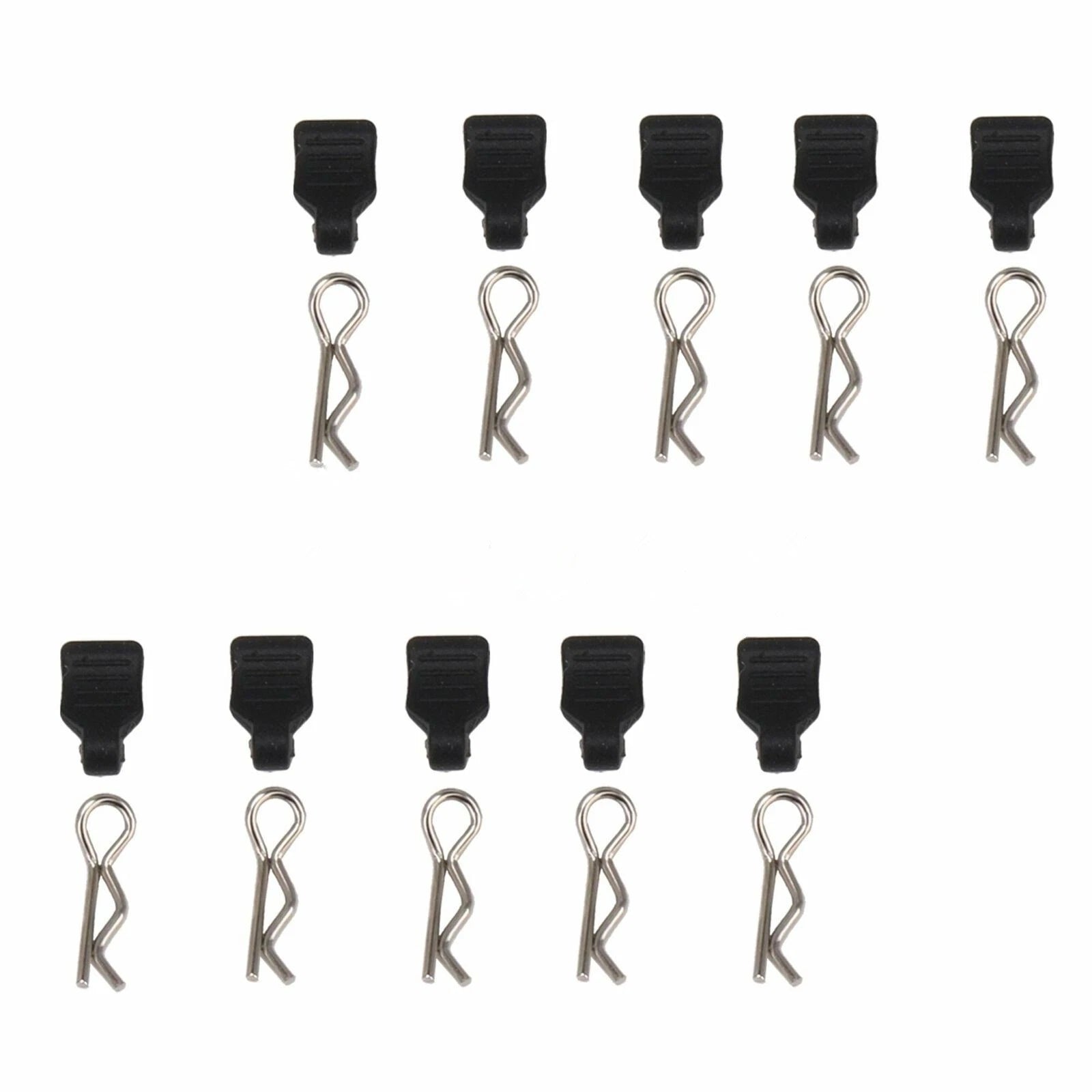 Body Clips+pull Tab For Axial Scx24 Axi90081 0001 0002 1/24 1/18 Rc