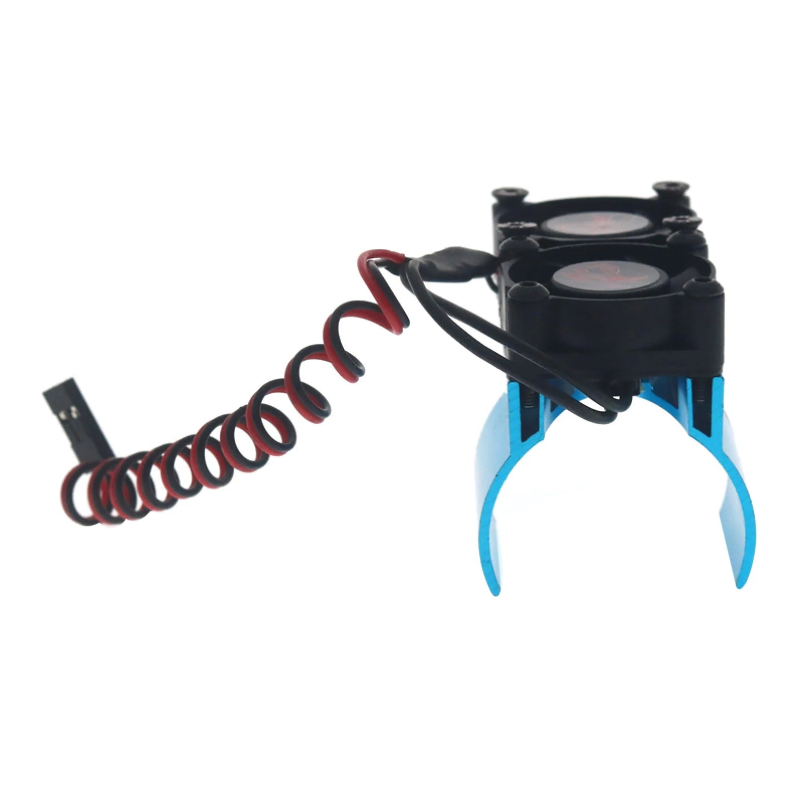 Rc Motor Dual Cooling Fan Heatsink With Thermal Sensor For 550 540