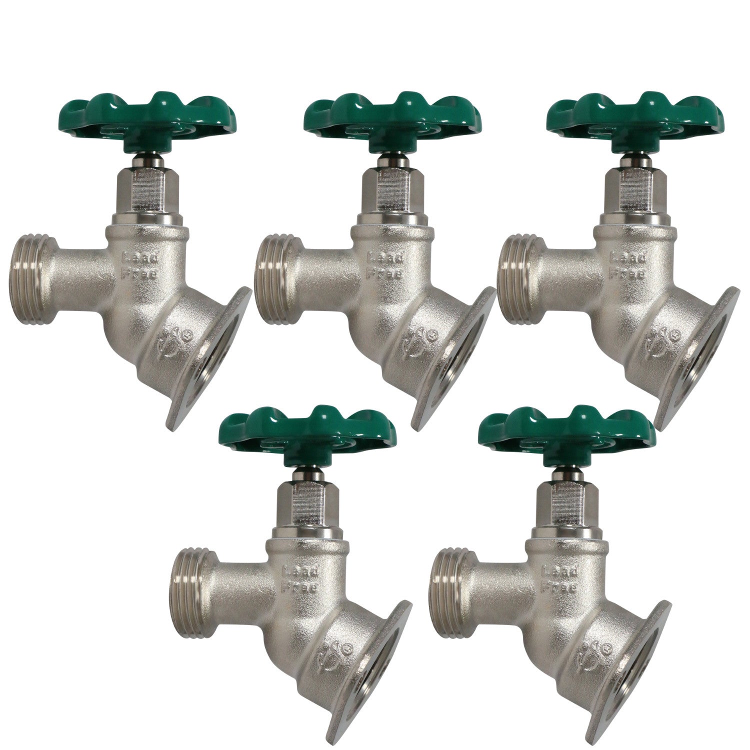 XFITTING 3/4" Female x 3/4" GHT Sillcock 5 Pack