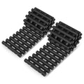 Black 10 Ton 48" L Sand Snow Recovery Traction Tracks Mats For Cars