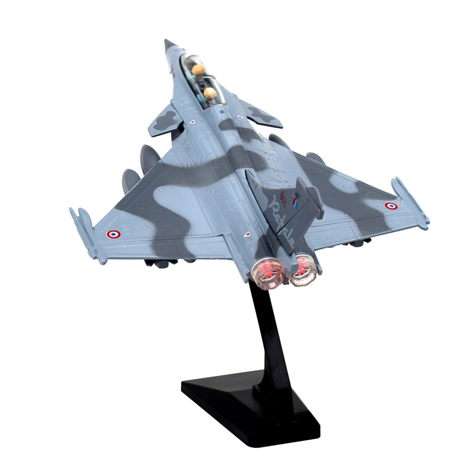 1/100 Air Force Rafale B Camouflage Alloy Fighter Aircraft Model