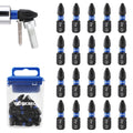 WORKPRO 20PCS PH2 Impact Phillips Screwdriver Bit Sets 1/4" Hex-Shank