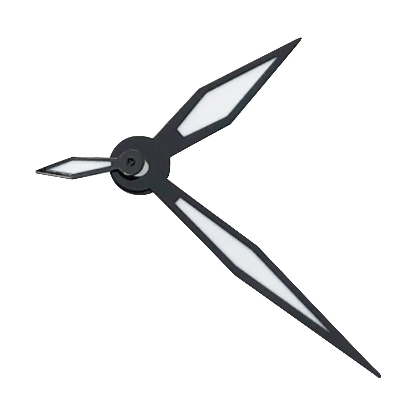 Watch Hands 3-pointer Needles Green Luminous Pins For Eta 6497/6498