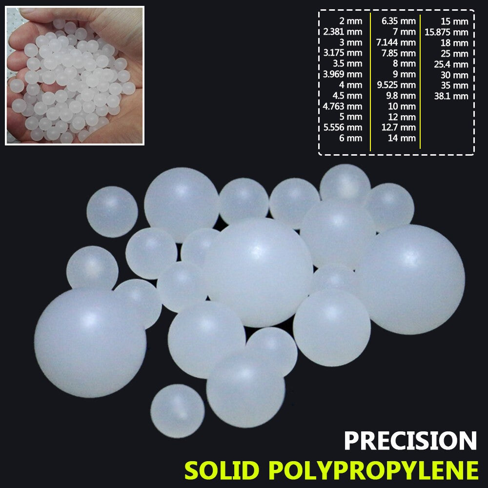 Precision Solid PP Plastic Balls Sealing Rolling Beads