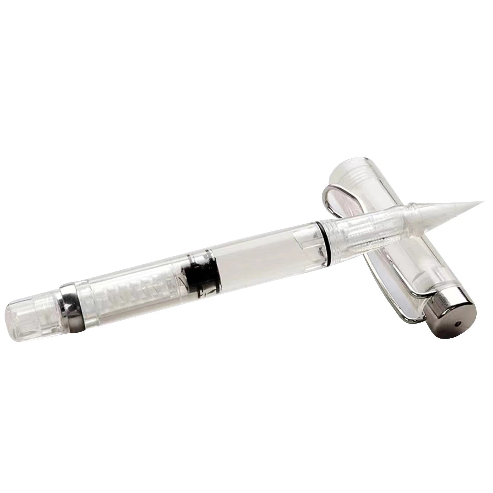 Wing Sung 3009 Clear Transparent Interesting Brush Pen Piston Brush