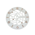 36.5 Watch Dial With Green Luminous Replacement Part For Nh70