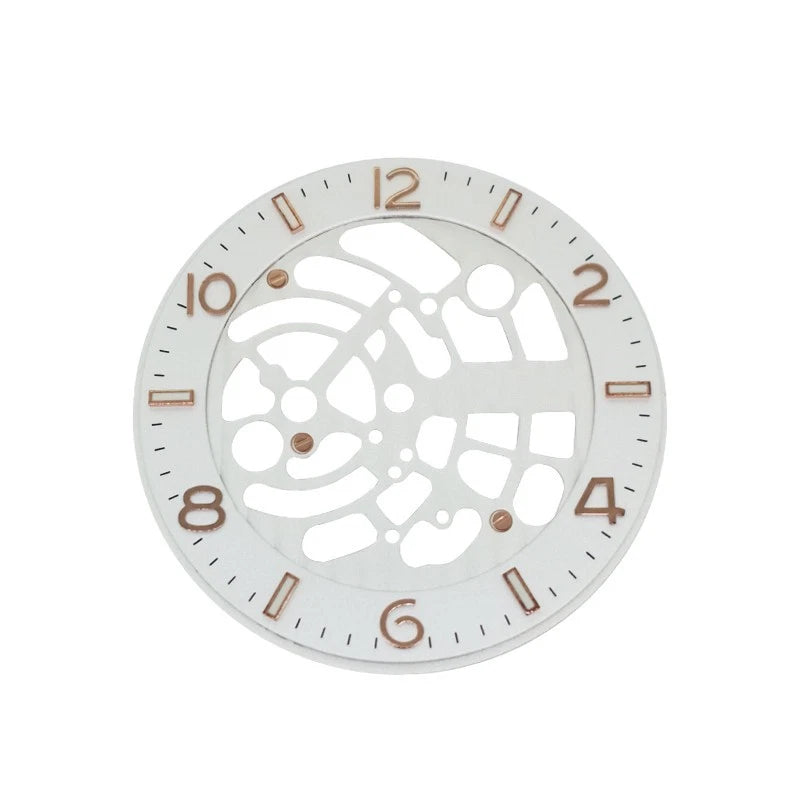 36.5 Watch Dial With Green Luminous Replacement Part For Nh70