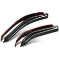 Fit 05-15 Nissan Xterra Glossy Black 3m Adhesive Tape 4 Window Visors