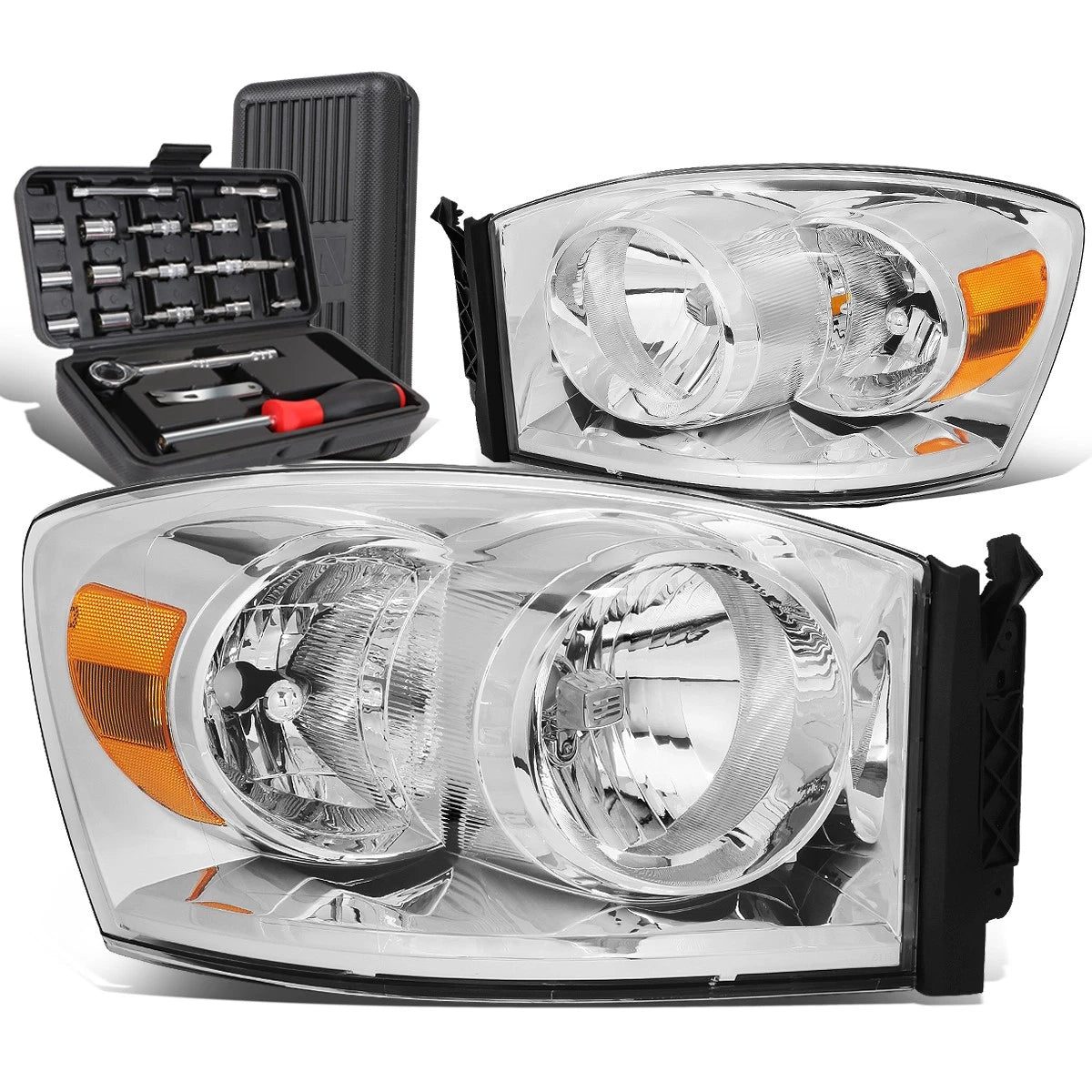 For 2006-2009 Dodge Ram 1500 2500 Chrome Housing | Built Supply Co