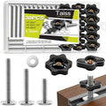 30PCS 1/4"-20 T Track Knob Kit,two Kinds Threaded Knobs