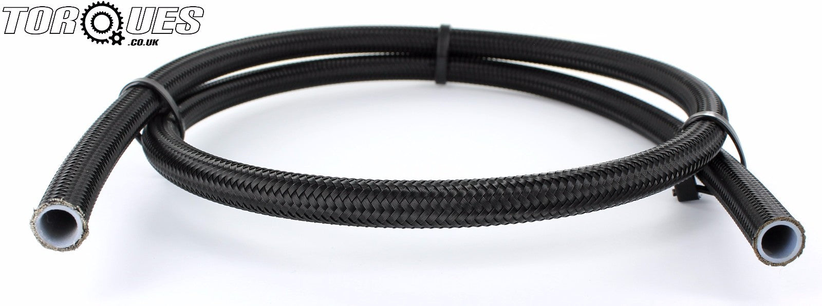 AN-8 (AN8) Straight PTFE Stealth Black Hose Fitting by Unbranded