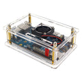 Acrylic Enclosure Clear Protective Shell Cover With Cooling Fan For