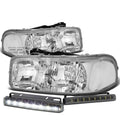 Chrome Housing Head+clear Corner+smoke Led Fog | Built Supply Co