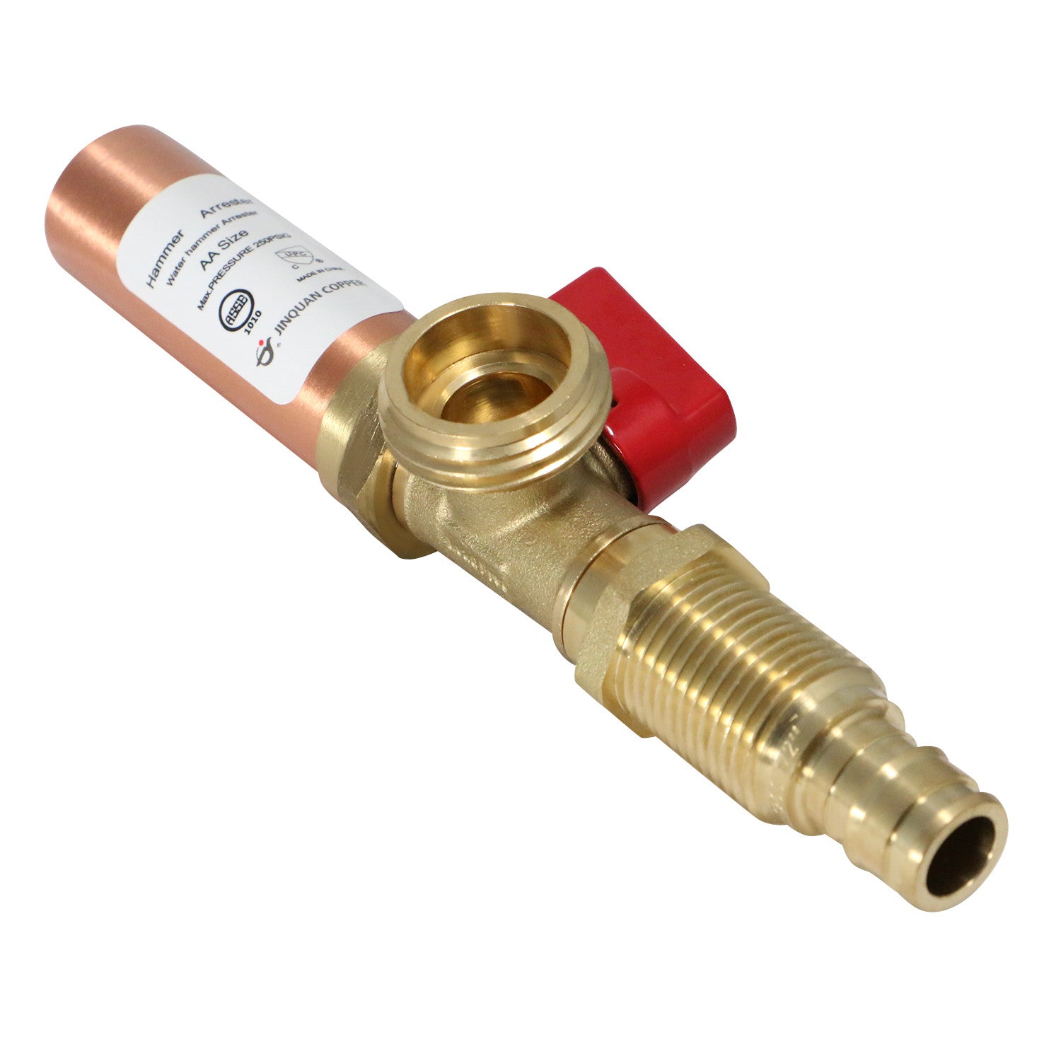 XFITTING Washing Machine Outlet Valve 1/2" Pex A x 3/4" MHT