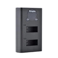 2 In 1 Lcd Battery Charger Usb Charging Holder For Gopro Max Action