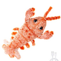 Electric Simulation Lobster Jumping Cat Toy Shrimp Moving Toy Usb
