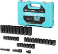 Duratech 38-piece Socket Set 1/2" & 3/8" Drive Impact Socket Set