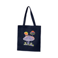 15"l X 16"h Economical Cotton Mushroom Tote Bag, Reusable Grocery