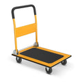 28.7" X 18.5" X 31.4" 440lbs Yellow Foldable Platform Truck Dolly