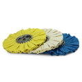 10" x 5/8" Airway Buffing Wheel Variety 3 Pack: Blue, Yellow