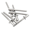 1/4" M6.4 Stainless Steel Closed End Countersunk Blind Rivets Iso