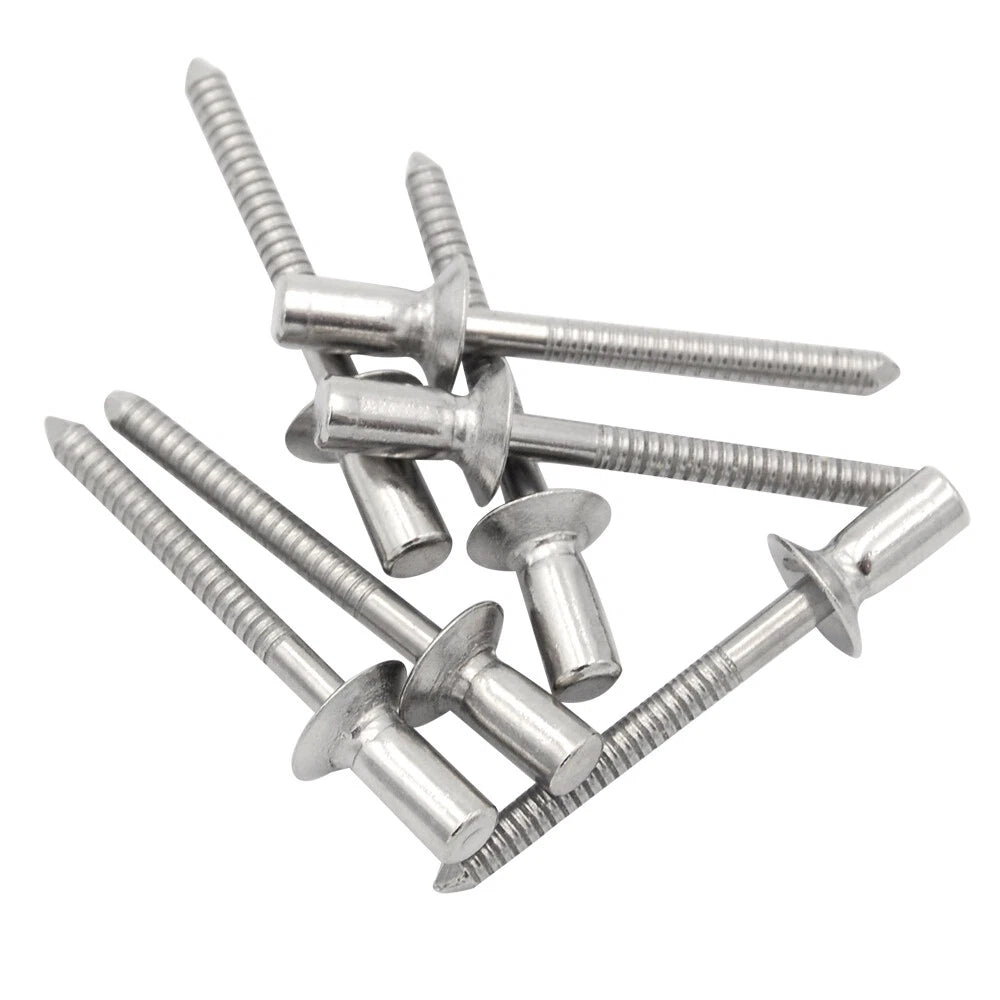 1/4" M6.4 Stainless Steel Closed End Countersunk Blind Rivets Iso