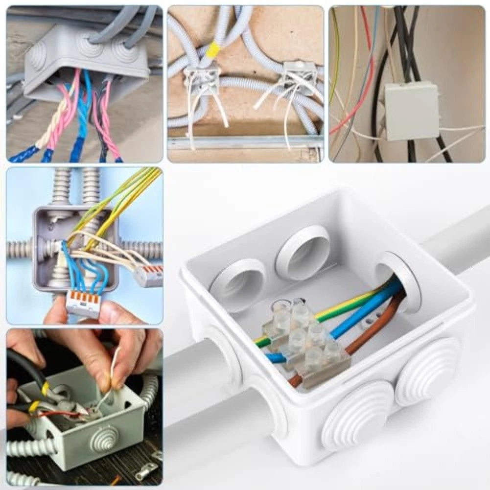 Ip55 Junction Box Indoor Installation Waterproof Protection Easy