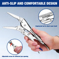 WORKPRO 9.5" Long Nose Locking Plier w/Perforated Screw CR-MO Steel Construction