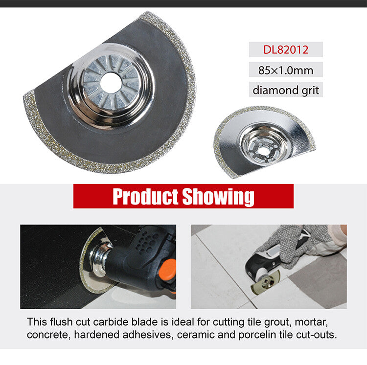 Diamond Carbide Quick Change Multi Cutting Saw Blade 85mm by Unbranded
