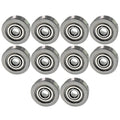 V623zz Groove Guide Pulley Rail Ball Bearings For Linear Motion