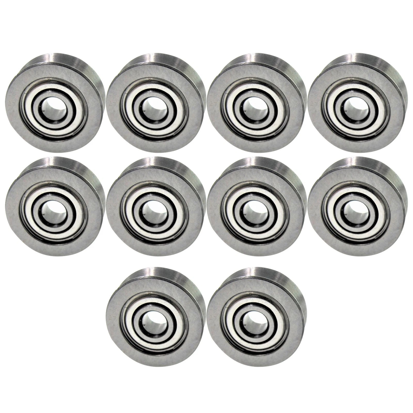V623zz Groove Guide Pulley Rail Ball Bearings For Linear Motion