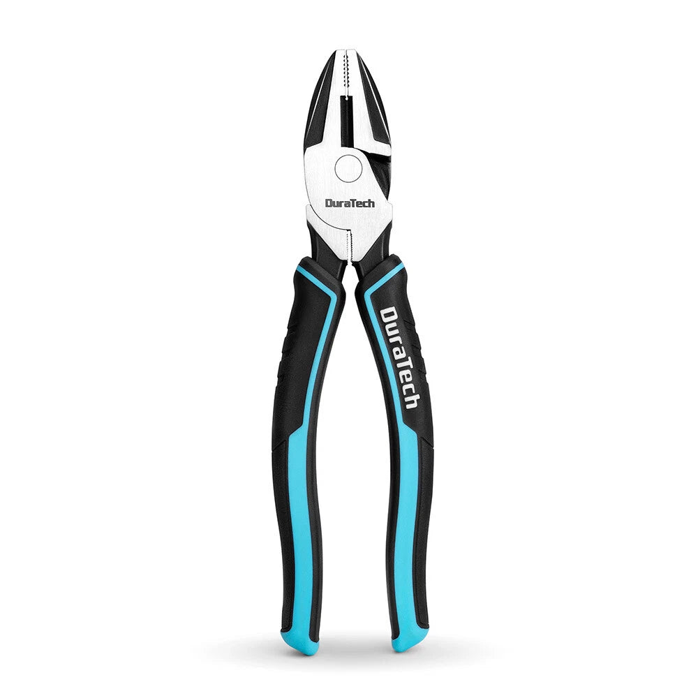 Duratech 8" High Leverage Linesman Cutter Plier Cr-ni Side Cutter