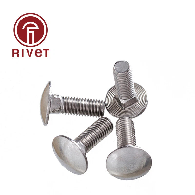 Iso 8677 Din 603 Mshroom Head Square Neck Bolts M6 M8 M10 M12